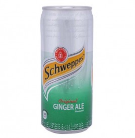 Schweppes Original Ginger Ale Flavoured  Tin  300 millilitre